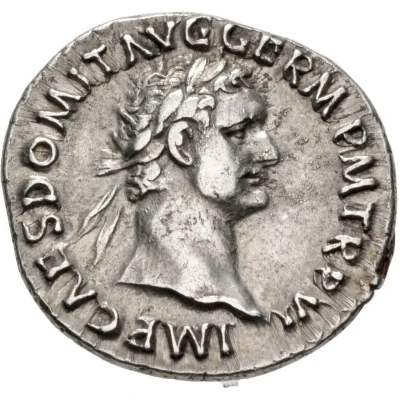 Denarius - Domitian IMP XII COS XII CENS P P P; Minerva front