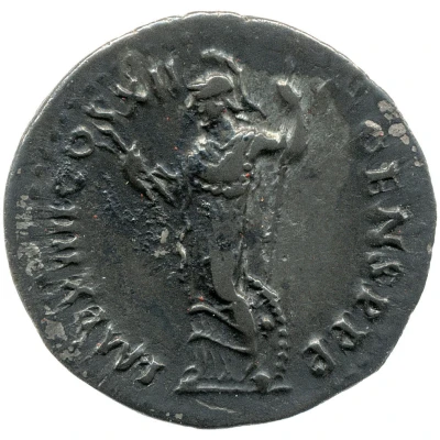Denarius - Domitian IMP XIIII COS XII CENS P P P; Minerva back
