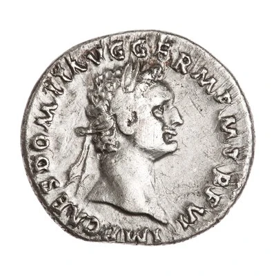 Denarius - Domitian IMP XIIII COS XII CENS P P P; Minerva front