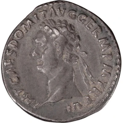 Denarius - Domitian IMP XIIII COS XIII CENS P P P; Minerva front