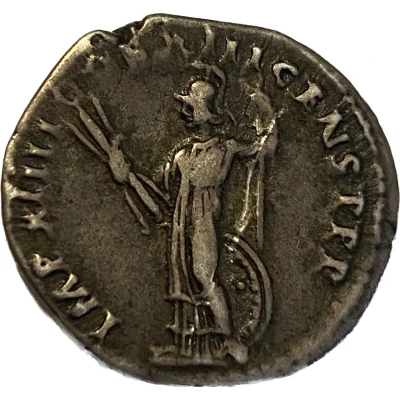 Denarius - Domitian IMP XIIII COS XIII CENS P P P; Minerva back