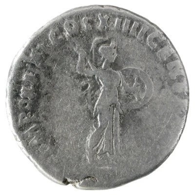 Denarius - Domitian IMP XIX COS XIIII CENS P P P; Minerva back