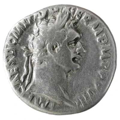 Denarius - Domitian IMP XIX COS XIIII CENS P P P; Minerva front