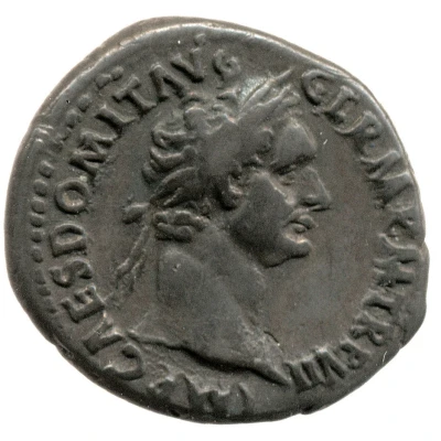 Denarius - Domitian IMP XV COS XIIII CENS P P P; Minerva front
