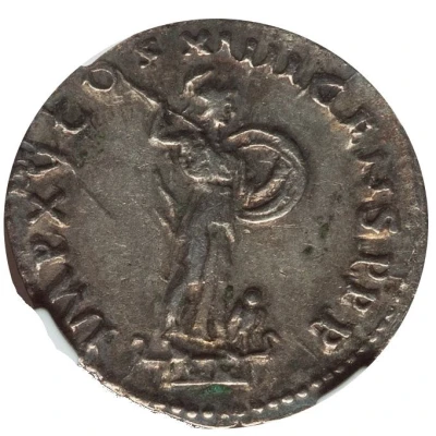 Denarius - Domitian IMP XV COS XIIII CENS P P P; Minerva back