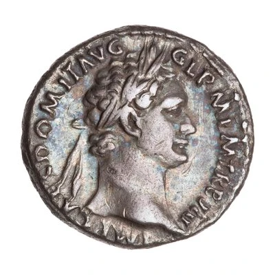 Denarius - Domitian IMP XVI COS XIIII CENS P P P; Minerva front