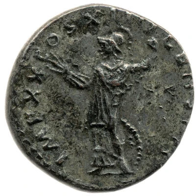 Denarius - Domitian IMP XX COS XIIII CENS P P; Minerva back