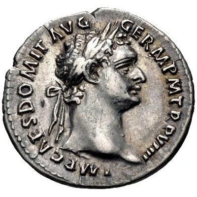 Denarius - Domitian IMP XXI COS XIIII CENS P P P; Minerva front