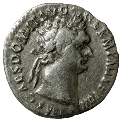 Denarius - Domitian IMP XXI COS XIIII CENS P P P; Minerva front
