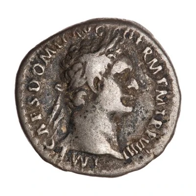 Denarius - Domitian IMP XXI COS XV CENS P P P; Minerva front
