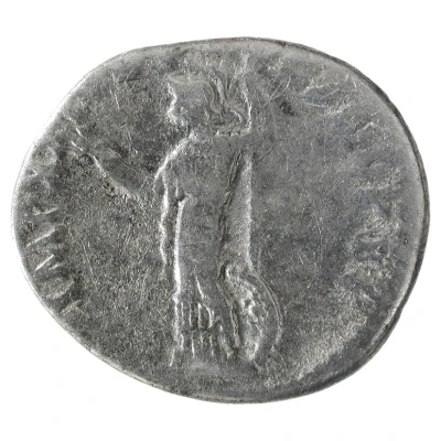 Denarius - Domitian IMP XXI COS XV CENS P P P; Minerva back