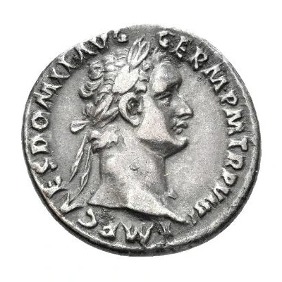 Denarius - Domitian IMP XXI COS XV CENS P P P; Minerva front
