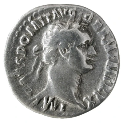 Denarius - Domitian IMP XXI COS XV CENS P P P; Minerva front