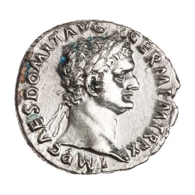 Denarius - Domitian IMP XXI COS XV CENS P P P; Minerva front