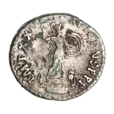 Denarius - Domitian IMP XXII COS XVI CENS P P P; Minerva back
