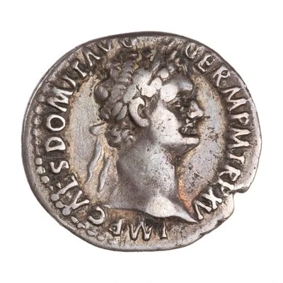 Denarius - Domitian IMP XXII COS XVII CENS P P P; Maia front