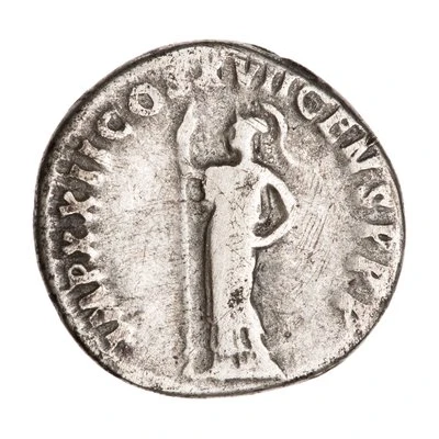 Denarius - Domitian IMP XXII COS XVII CENS P P P; Minerva back