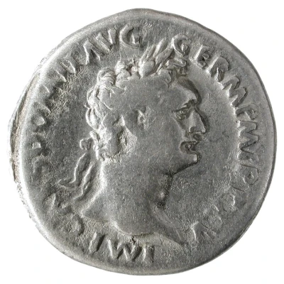 Denarius - Domitian IMP XXII COS XVII CENS P P P; Minerva front