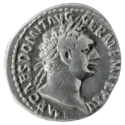 Denarius - Domitian IMP XXII COS XVII CENS P P P; Minerva front