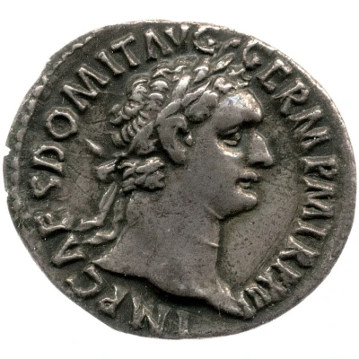 Denarius - Domitian IMP XXII COS XVII CENS P P P; Minerva front