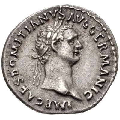 Denarius - Domitian P M TR POT IIII IMP VIII COS XI P P; Minerva front