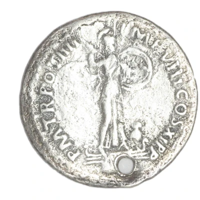 Denarius - Domitian P M TR POT IIII IMP VIII COS XI P P; Minerva back