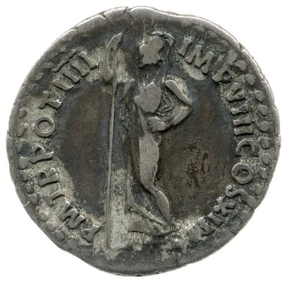 Denarius - Domitian P M TR POT IIII IMP VIII COS XI P P; Minerva back
