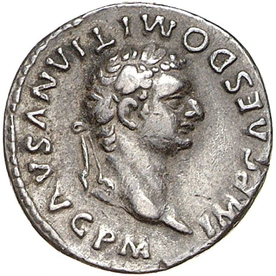 Denarius - Domitian P P COS VII DES VIII front