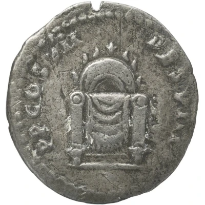 Denarius - Domitian P P COS VII DES VIII back