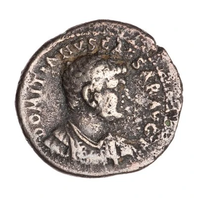 Denarius - Domitian PACI AVGVSTAE; Victory front