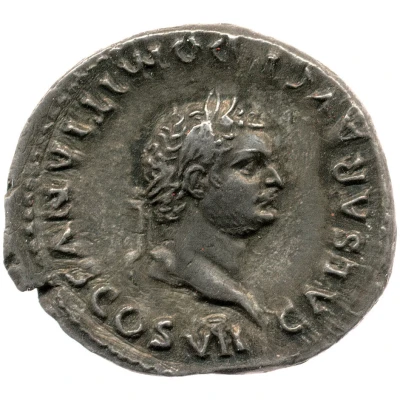 Denarius - Domitian PRINCEPS IVVENTVTIS; Salus front