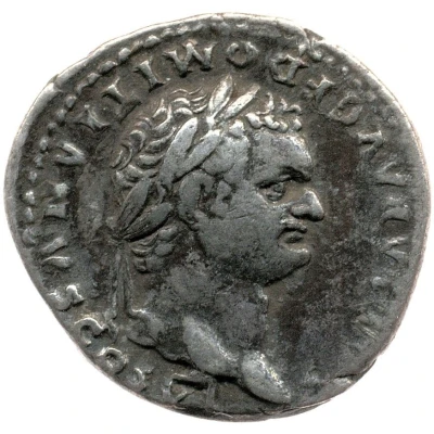 Denarius - Domitian PRINCEPS IVVENTVTIS front