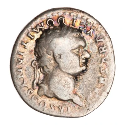 Denarius - Domitian PRINCEPS IVVENTVTIS front