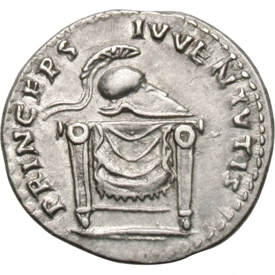 Denarius - Domitian PRINCEPS IVVENTVTIS back