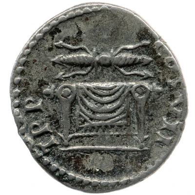 Denarius - Domitian TP P COS VII back