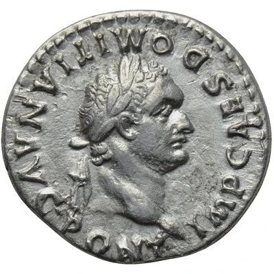 Denarius - Domitian TR P COS VII DES VIII P P front