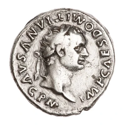 Denarius - Domitian TR P COS VII DES VIII P P front