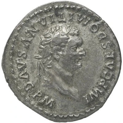 Denarius - Domitian TR P COS VII DES VIII P P front