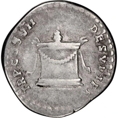 Denarius - Domitian TR P COS VII DES VIII P P back