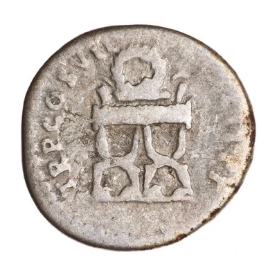 Denarius - Domitian TR P COS VII DES VIII P P back