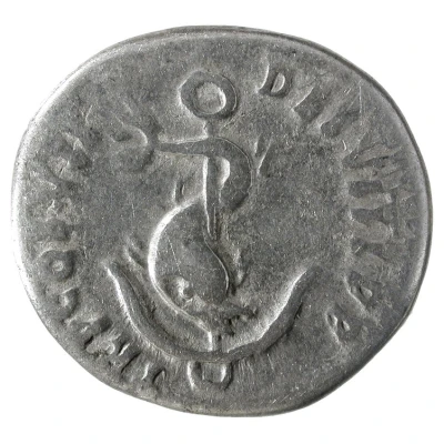 Denarius - Domitian TR P COS VII DES VIII P P back