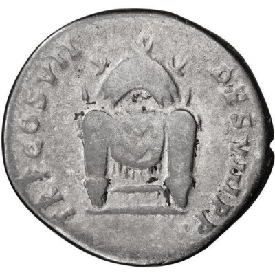 Denarius - Domitian TR P COS VII DES VIII P P back