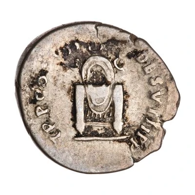 Denarius - Domitian TR P COS VII DES VIII P P back