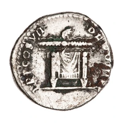 Denarius - Domitian TR P COS VII DES VIII P P back