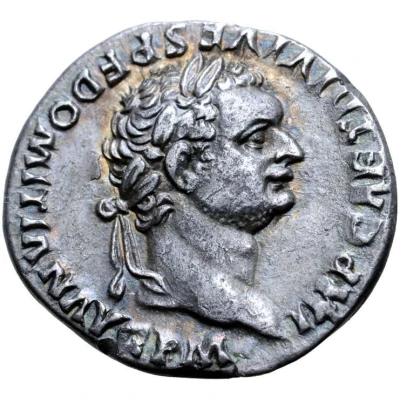 Denarius - Domitian TR P COS VII DES VIII P P front