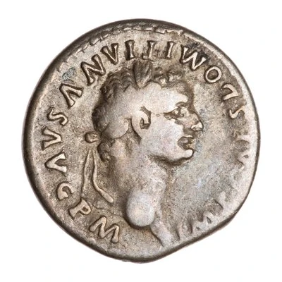 Denarius - Domitian TR P COS VII DES VIII P P front