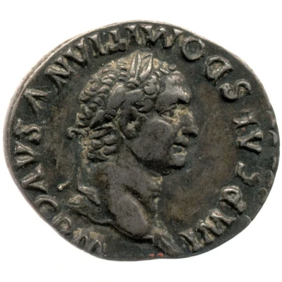 Denarius - Domitian TR POT COS VIII P P; Minerva front