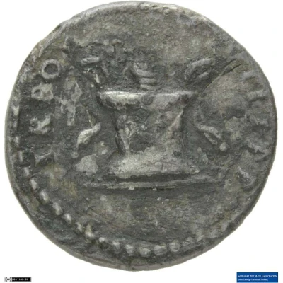 Denarius - Domitian TR POT COS VIII P P back