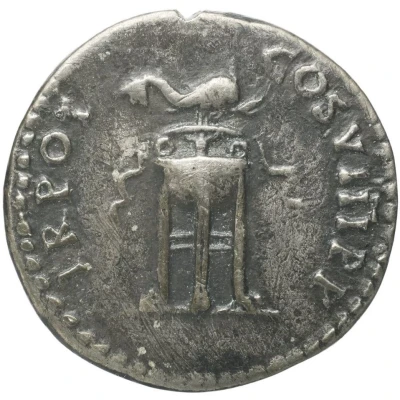 Denarius - Domitian TR POT COS VIII P P back