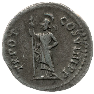 Denarius - Domitian TR POT COS VIIII P P; Minerva back